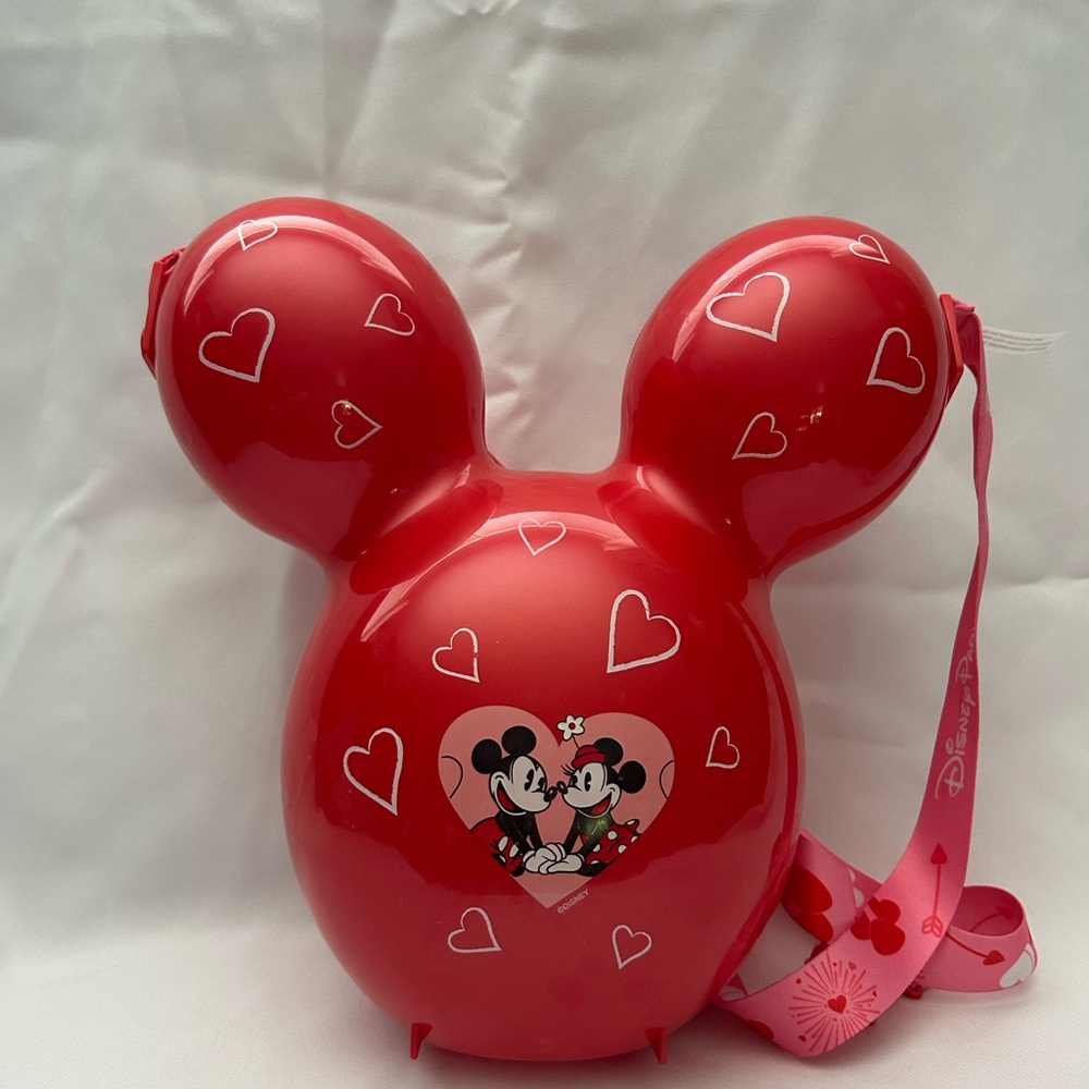 Red Mickey Mouse Balloon-Shaped popcorn bucket